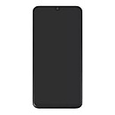 Дисплей (екран) Samsung A505 Galaxy A50 / A507 Galaxy A50s, з сенсорним склом, з рамкою, OLED, чорний