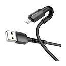 USB кабель Hoco X71, microUSB, 1.0 м., черный