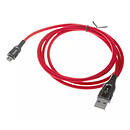 USB кабель Hoco U54, microUSB, 1,2 м., червоний