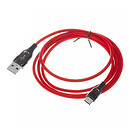 USB кабель Hoco U54, Type-C, 1,2 м., червоний