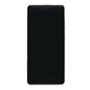 Дисплей (екран) Samsung A525 Galaxy A52 / A526 Galaxy A52, з сенсорним склом, з рамкою, TFT, чорний