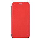 Чехол (книжка) Xiaomi Pocophone M3, Premium Leather, красный