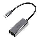 Перехідник Wiwu Alpha USB, LAN, сірий
