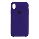 Чехол (накладка) Apple iPhone X / iPhone XS, Original Soft Case, фиолетовый