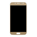 Дисплей (екран) Samsung J730 Galaxy J7, з сенсорним склом, без рамки, IPS, золотий