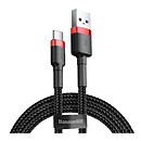 USB кабель Baseus Cafule, Type-C, 0.5 м., черный