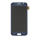 Дисплей (екран) Samsung G920 Galaxy S6, з сенсорним склом, без рамки, Amoled, синій