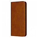 Чехол (книжка) Samsung A032 Galaxy A03 Core, Leather Fold, коричневый