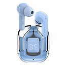 Bluetooth-гарнитура ACEFAST Crystal T6, стерео, голубой