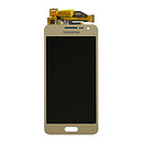 Дисплей (экран) Samsung A300F Galaxy A3 / A300H Galaxy A3, с сенсорным стеклом, без рамки, TFT, золотой