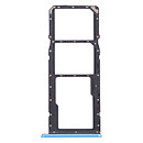 Держатель SIM карты OPPO Realme C20 / Realme C20A / Realme C21 / Realme C21Y / Realme C25Y / Realme Narzo 50i, с разъемом на карту памяти, голубой
