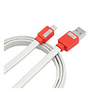 USB кабель iZi MD-12, microUSB, 2.0 м., белый