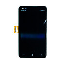 Дисплей (экран) Nokia Lumia 900, с сенсорным стеклом, черный
