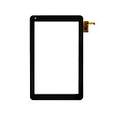 Тачскрин (сенсор) под китайский планшет Prestigio PMP5101C, RS10F207-V1.1, черный, 10.1 inch