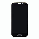 Дисплей (екран) Samsung G800F Galaxy S5 mini / G800H Galaxy S5 Mini, з сенсорним склом, чорний