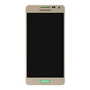 Дисплей (экран) Samsung G850F Galaxy Alpha, с сенсорным стеклом, золотой