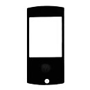 Стекло Motorola RAZR2 V8, черный