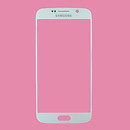Скло Samsung G920 Galaxy S6, білий
