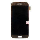 Дисплей (екран) Samsung G920 Galaxy S6, з сенсорним склом, золотий