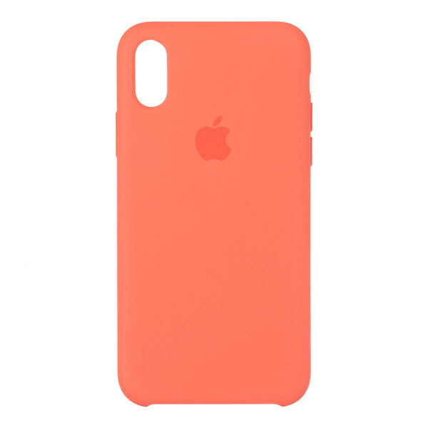 Чохол (накладка) Apple iPhone X / iPhone XS, Original Soft Case, Рожевий - № 1