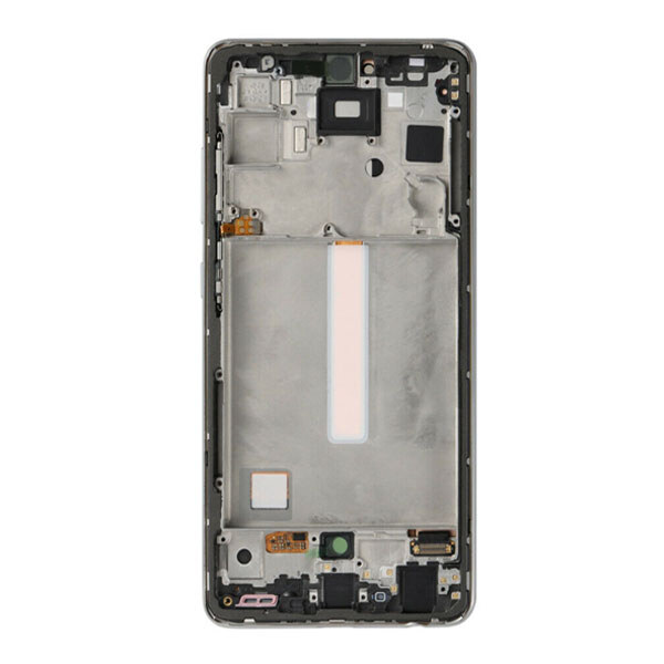 Дисплей (экран) Samsung A528 Galaxy A52s, С рамкой, С сенсорным стеклом, OLED, Серебряный - № 2 Дисплей (экран) Samsung A528 Galaxy A52s, С рамкой, С сенсорным стеклом, OLED, Серебряный - № 2