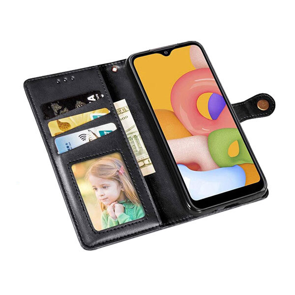 Чохол (книжка) Xiaomi Pocophone X3, Leather Case Fold, Чорний - № 2 Чохол (книжка) Xiaomi Pocophone X3, Leather Case Fold, Чорний - № 2