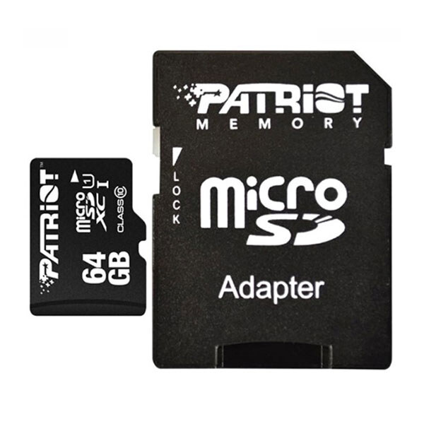 Карта памяти Patriot MicroSDXC, 64 Гб. – купить по цене 237 грн в Киеве ...