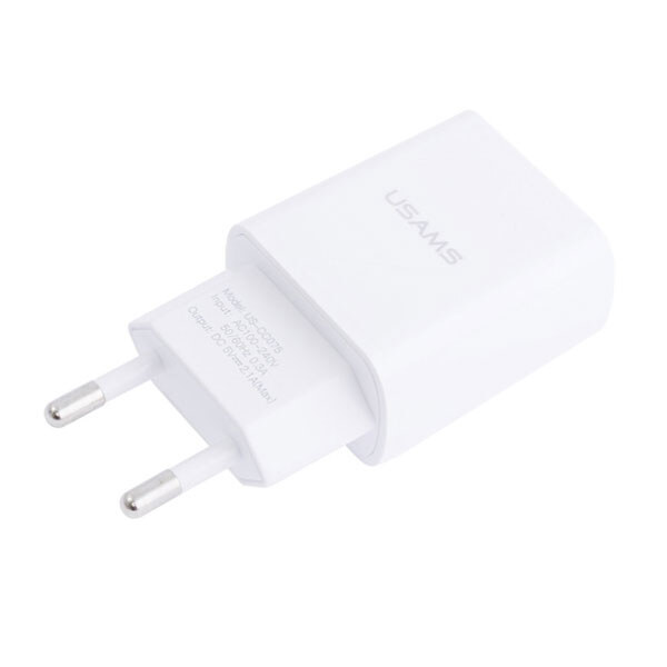 Зарядний пристрій US-CC075 T18 Single USB (USAMS) - № 1