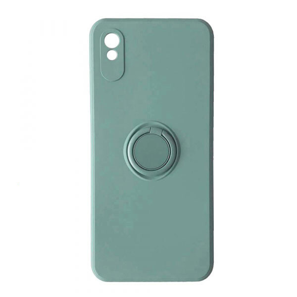 Чехол (накладка) Xiaomi Redmi 9a, Ring Color, Light Cyan, Голубой ...