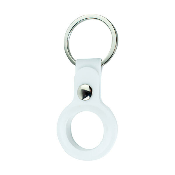 Брелок для AirTag Silicone Key Ring, Белый - № 1 Брелок для AirTag Silicone Key Ring, Белый - № 1