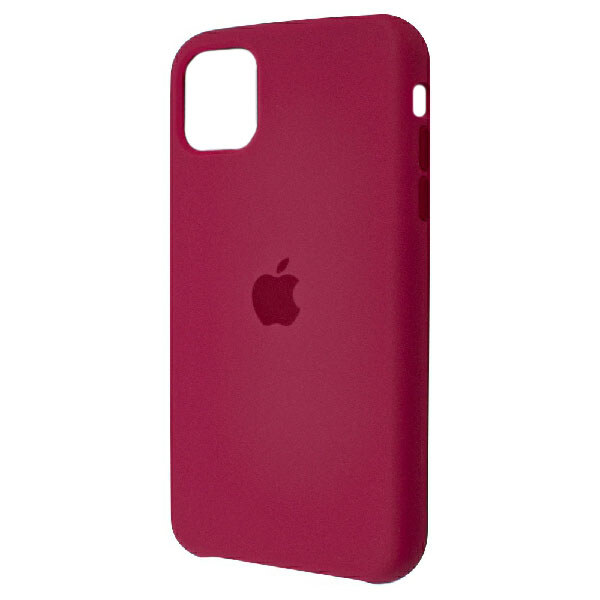 Чехол (накладка) Apple iPhone 11, Original Soft Case, Pomegranate, Бордовый - № 1 Чехол (накладка) Apple iPhone 11, Original Soft Case, Pomegranate, Бордовый - № 1