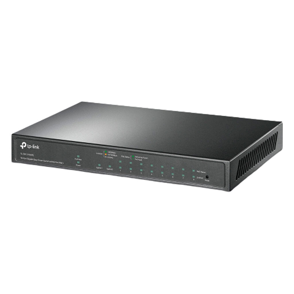 Коммутатор сетевой TP-LINK TL-SG1210MPE, Черный - № 1 Коммутатор сетевой TP-LINK TL-SG1210MPE, Черный - № 1