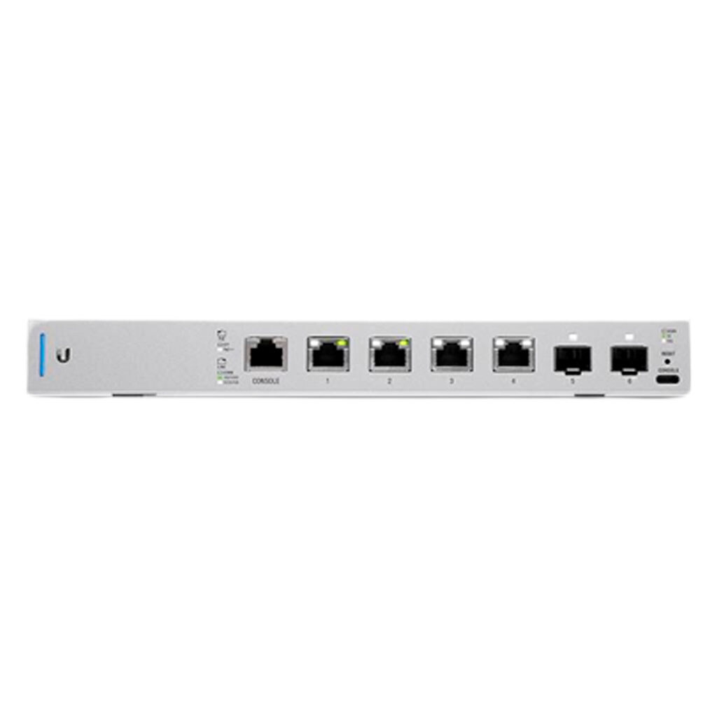Комутатор мережевий Ubiquiti US-XG-6POE, Срібний - № 1 Комутатор мережевий Ubiquiti US-XG-6POE, Срібний - № 1