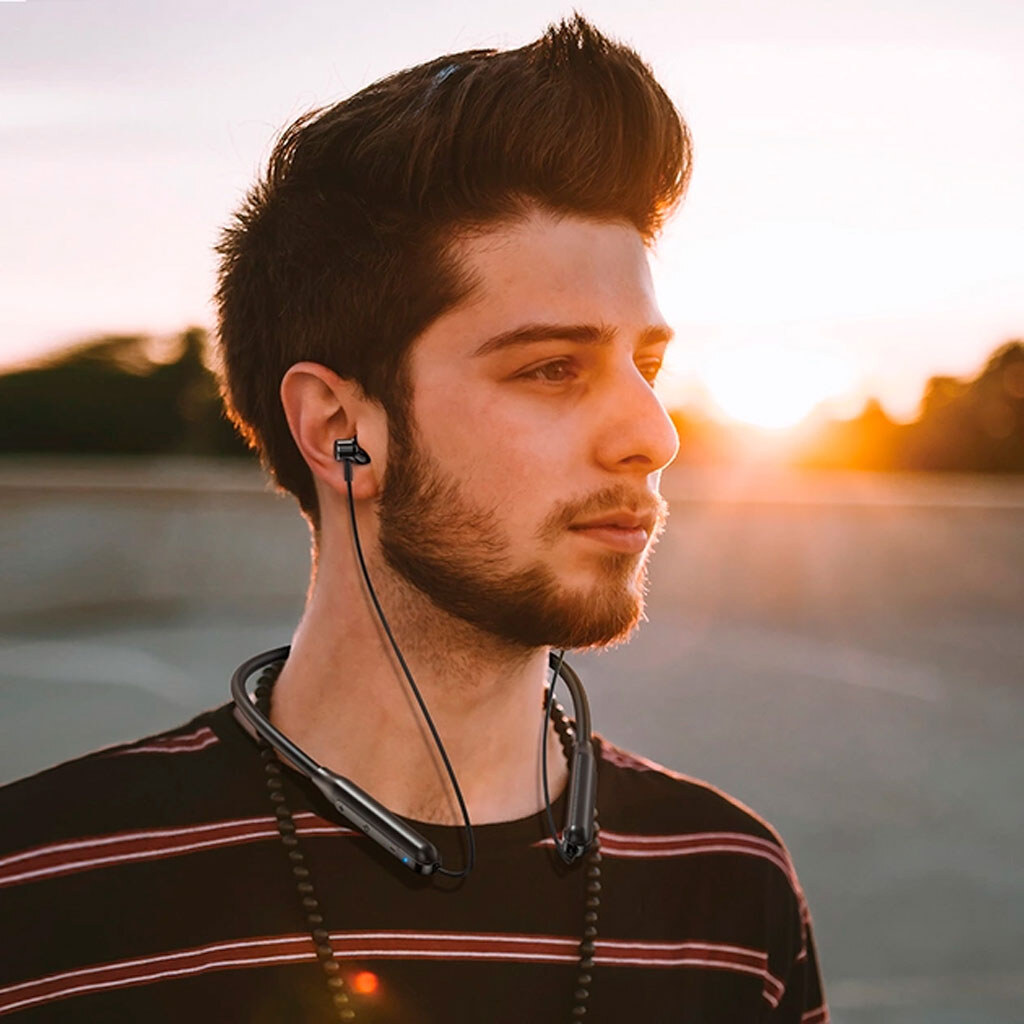 Bluetooth-гарнітура Hoco ES58 Sound tide sports, Стерео, Чорний - № 3 Bluetooth-гарнітура Hoco ES58 Sound tide sports, Стерео, Чорний - № 3