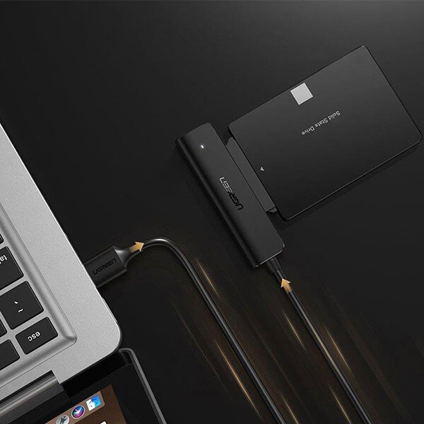 Перехідник Ugreen CM321, USB, SATA, Чорний - № 2 Перехідник Ugreen CM321, USB, SATA, Чорний - № 2