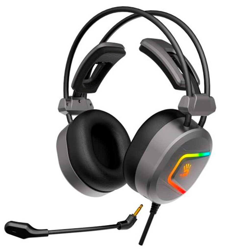 Наушники A4Tech MC750 Bloody, С микрофоном, Серый – купить по цене 2458 ...