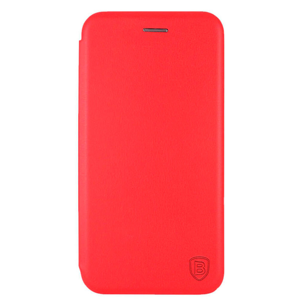 Чехол (книжка) Xiaomi Redmi 9a, Baseus Premium Edge, Красный - № 1 Чехол (книжка) Xiaomi Redmi 9a, Baseus Premium Edge, Красный - № 1