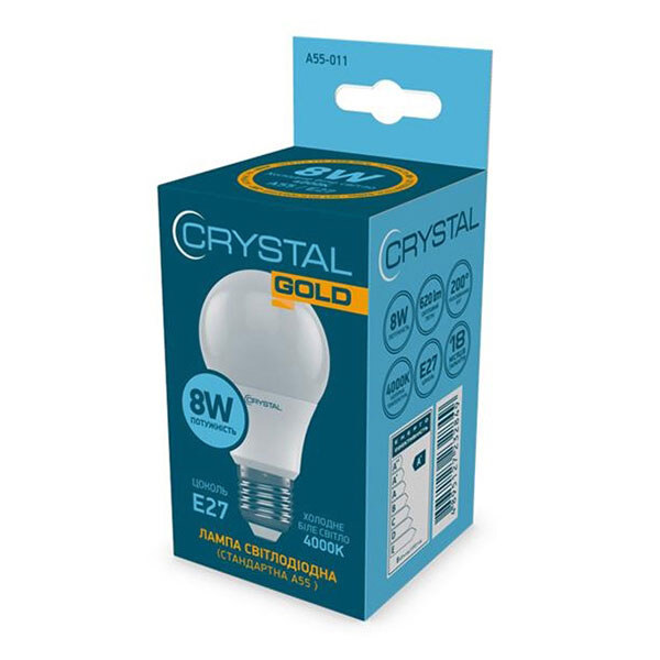 Лампа светодиодная Crystal Gold A55-011 - № 2 Лампа светодиодная Crystal Gold A55-011 - № 2