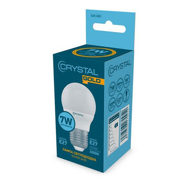 Лампа светодиодная Crystal Gold G45-020 - № 2 Лампа светодиодная Crystal Gold G45-020 - № 2