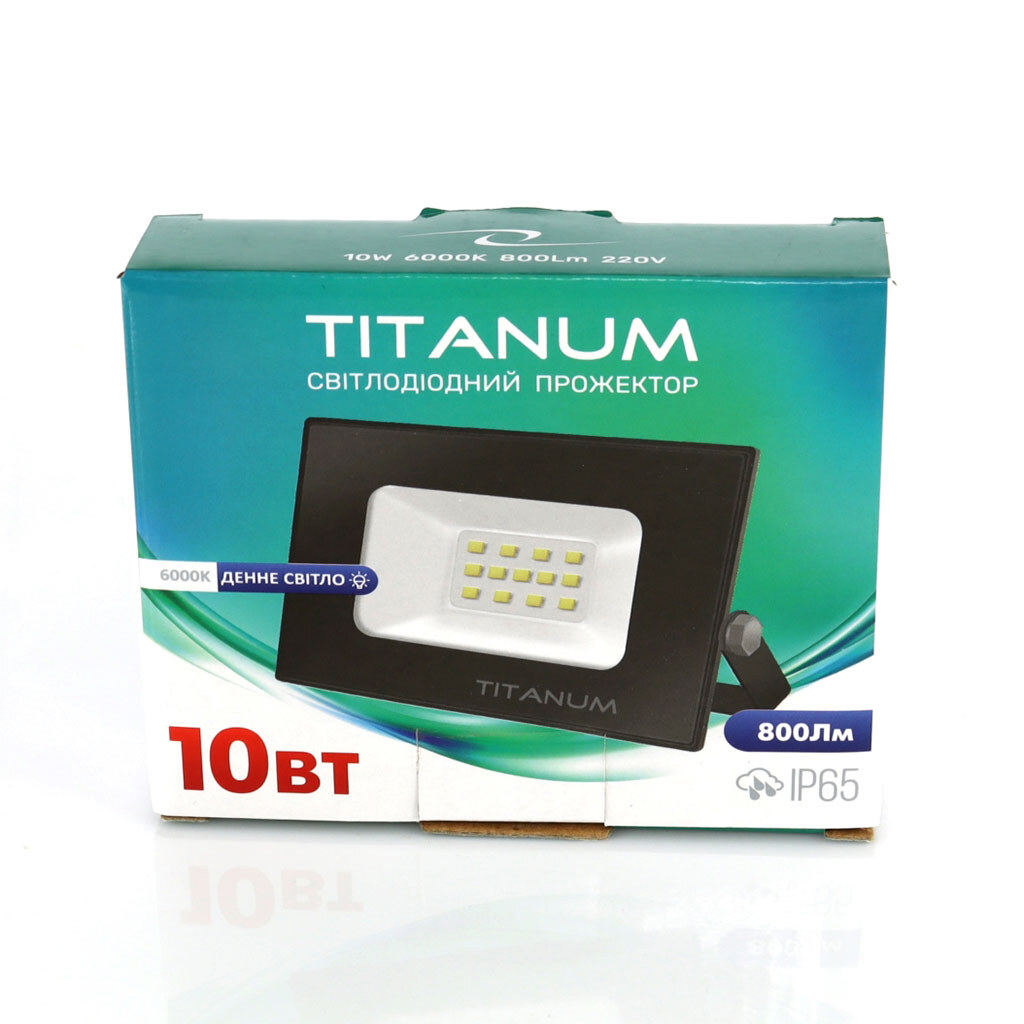 Прожектор LED Titanum 10W 6000K 220V - № 2 Прожектор LED Titanum 10W 6000K 220V - № 2