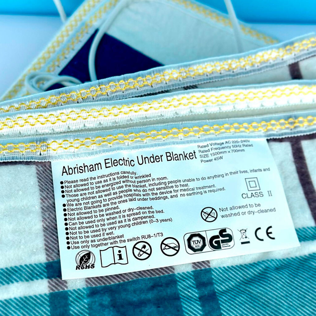 Электропростынь Abrisham Electric Under Blanket Power, Рисунок - № 5 Электропростынь Abrisham Electric Under Blanket Power, Рисунок - № 5