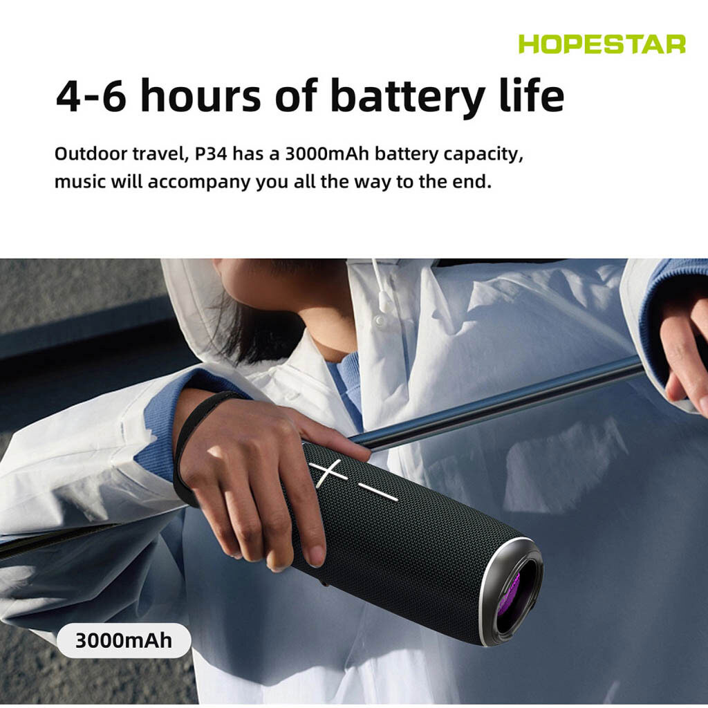 Портативная колонка Hopestar P34, Синий - № 2 Портативная колонка Hopestar P34, Синий - № 2