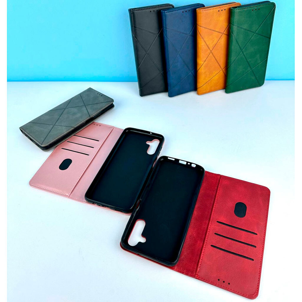 Чехол (книжка) Xiaomi Redmi 12, Business Leather, Красный - № 3 Чехол (книжка) Xiaomi Redmi 12, Business Leather, Красный - № 3