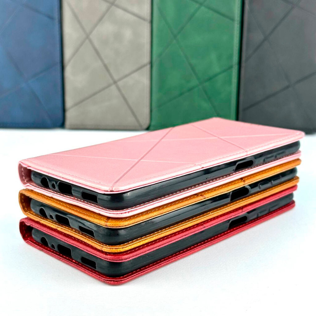 Чехол (книжка) Xiaomi Redmi 12, Business Leather, Красный - № 9 Чехол (книжка) Xiaomi Redmi 12, Business Leather, Красный - № 9