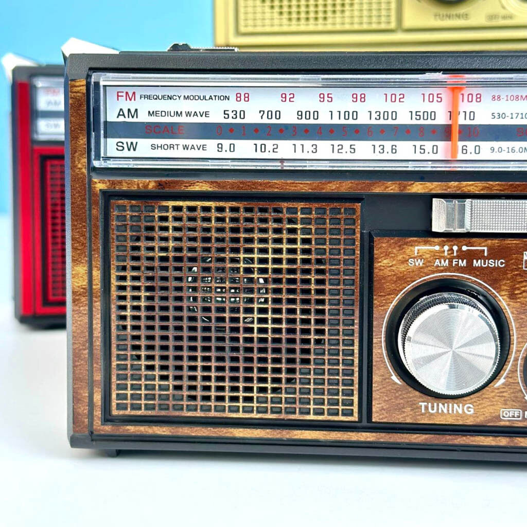 Радіоприймач Golon RX-382, Коричневий - № 4 Радіоприймач Golon RX-382, Коричневий - № 4