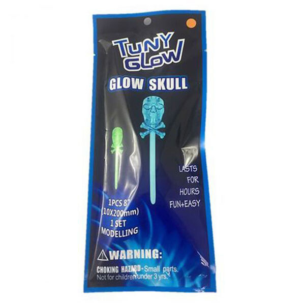 Неоновая палочка "Glow Skull: Череп - № 1 Неоновая палочка "Glow Skull: Череп - № 1