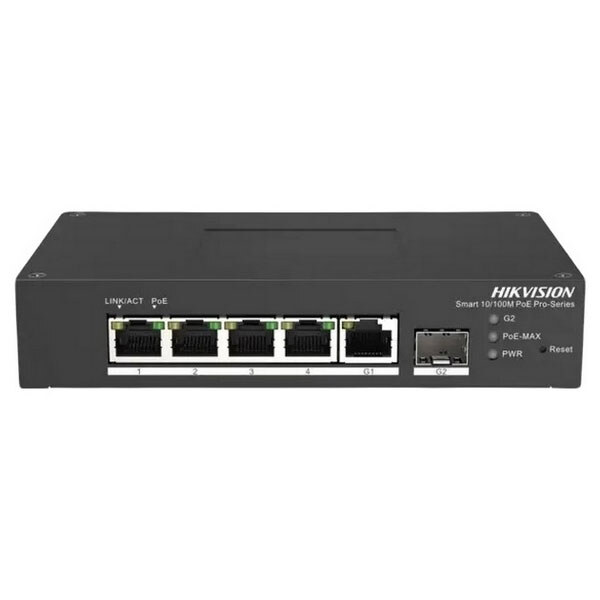 Комутатор мережевий Hikvision DS-3T1306P-SI/HS, Чорний - № 1 Комутатор мережевий Hikvision DS-3T1306P-SI/HS, Чорний - № 1