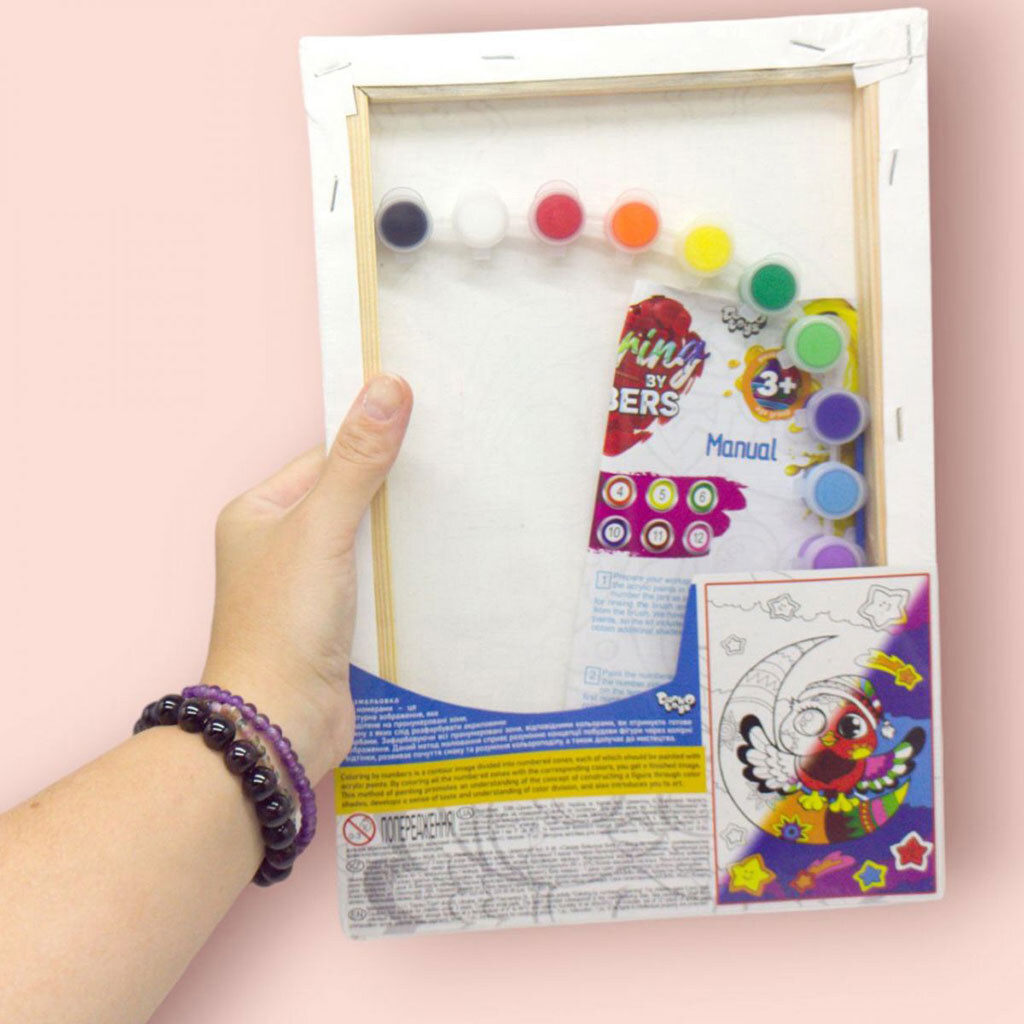 Раскраска по номерам, 21х31 см, Котенок, Danko Toys - № 2 Раскраска по номерам, 21х31 см, Котенок, Danko Toys - № 2