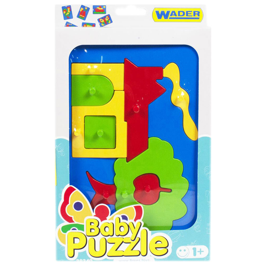 Розвиваюча іграшка "Baby puzzles: Дім", Wader - № 1 Розвиваюча іграшка "Baby puzzles: Дім", Wader - № 1