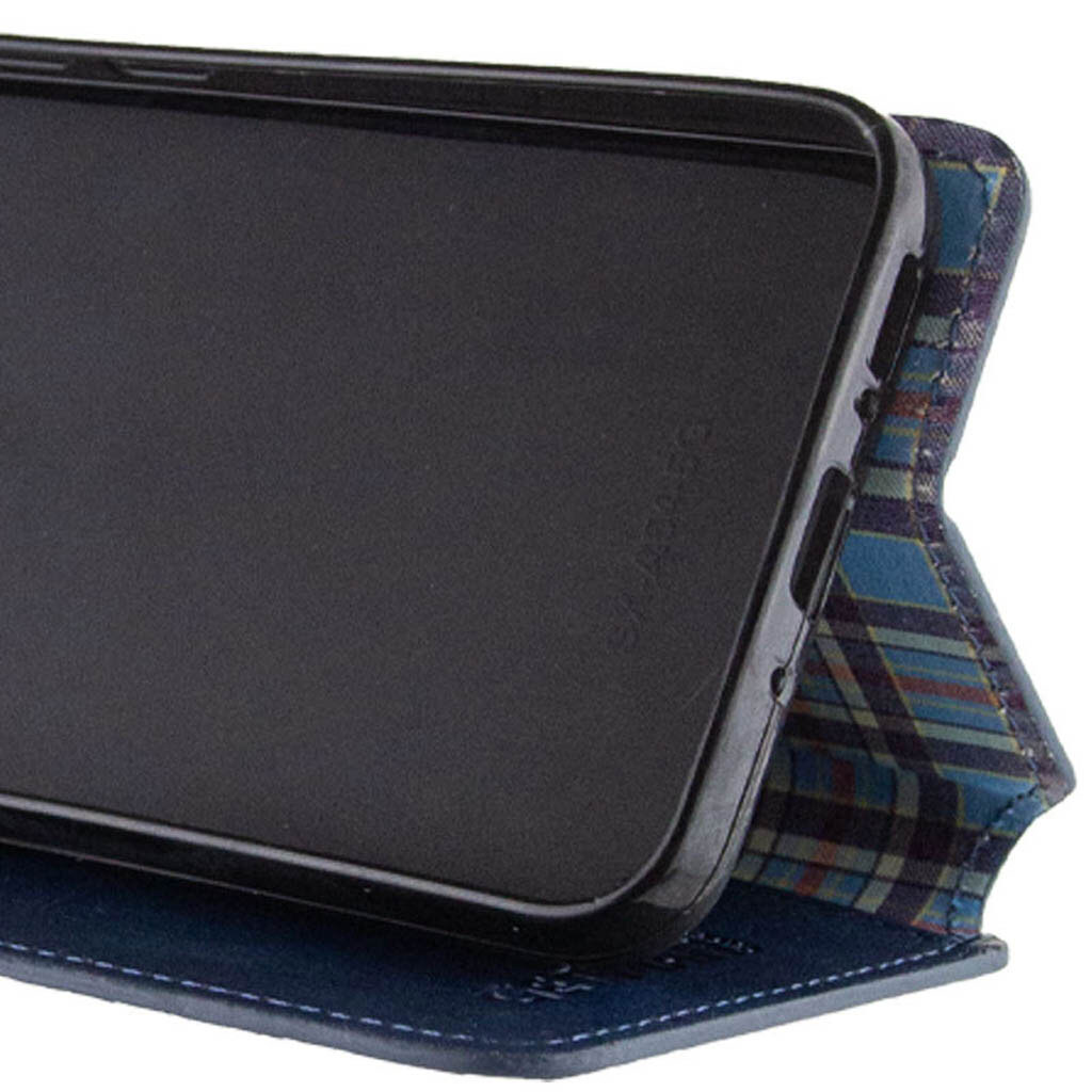 Чехол (книжка) Samsung A536 Galaxy A53 5G, GETMAN Cubic, Синий - № 3 Чехол (книжка) Samsung A536 Galaxy A53 5G, GETMAN Cubic, Синий - № 3